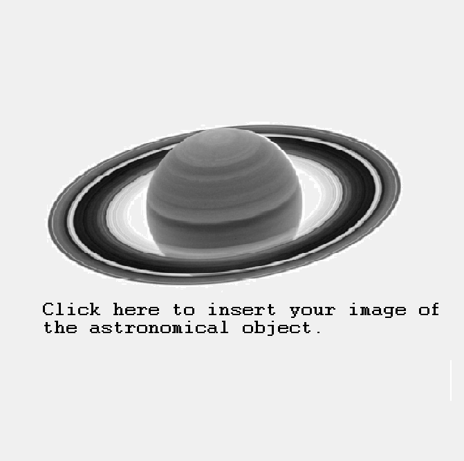 Click here to add your image of the astronomical object.