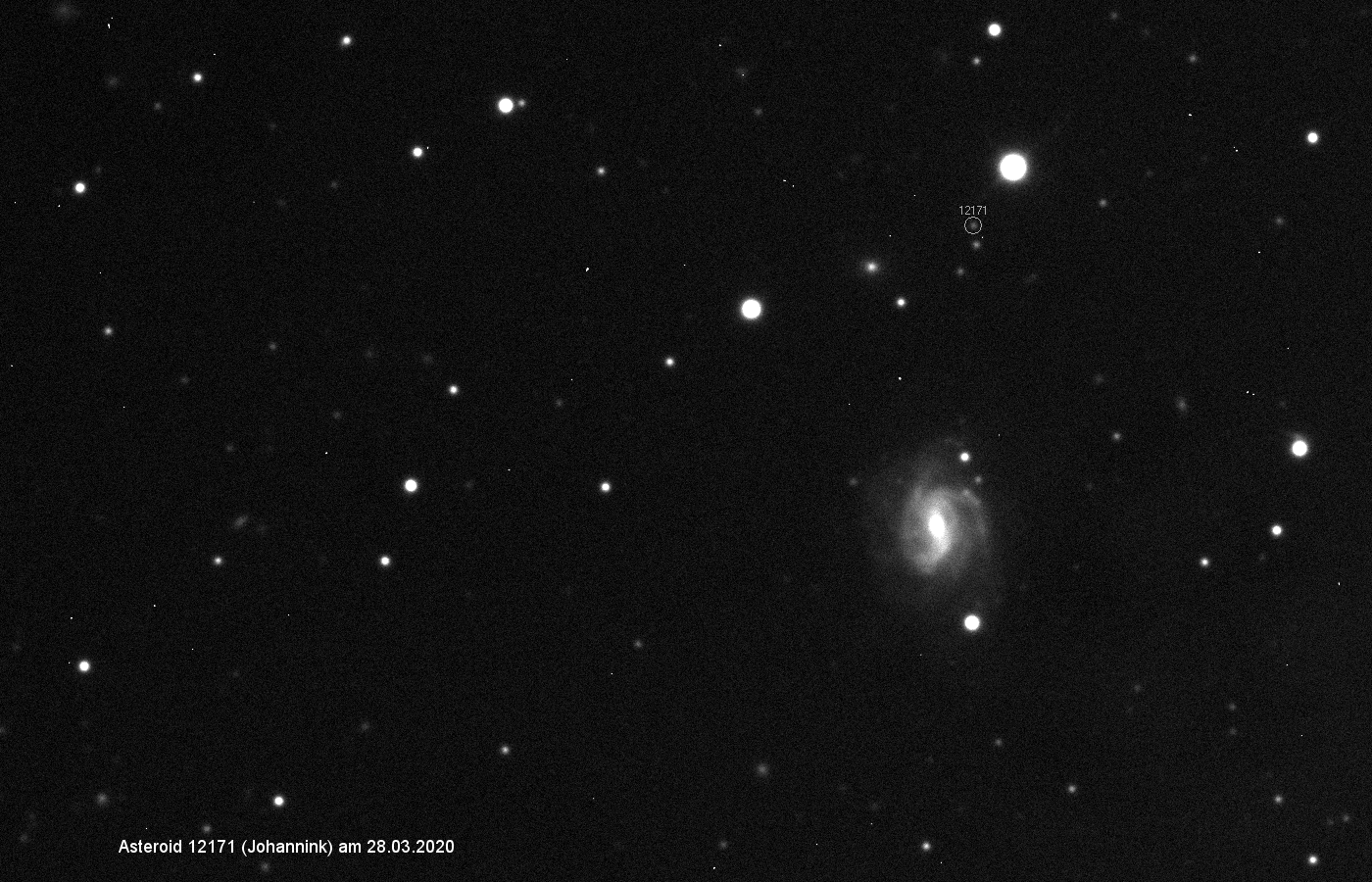 Asteroid (12171) Johannink Asteroid (12171) Johannink